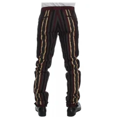 Gestreifter Doppelreihiger Slim Fit Anzug