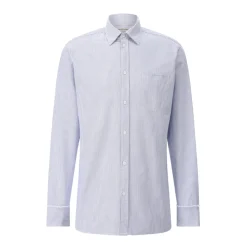 Gestreiftes Baumwollhemd Lässiger Stil