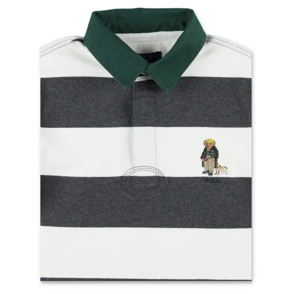 Gestreiftes Polo Bear Rugby-Shirt