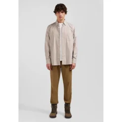 Gestreiftes Popeline-Hemd - Moderner Stil