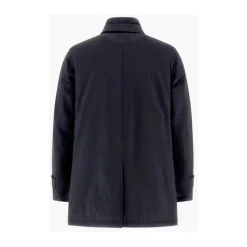 Gestrickter Halbmantel Trenchcoat