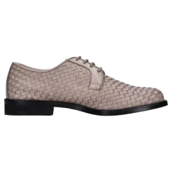Gewebte Leder Schnürschuhe