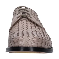 Gewebte Leder Schnürschuhe