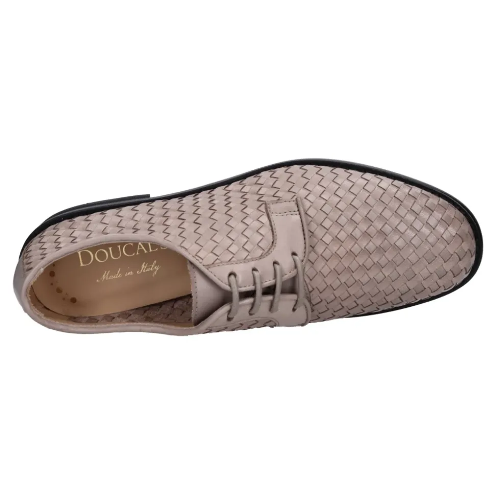 Gewebte Leder Schnürschuhe