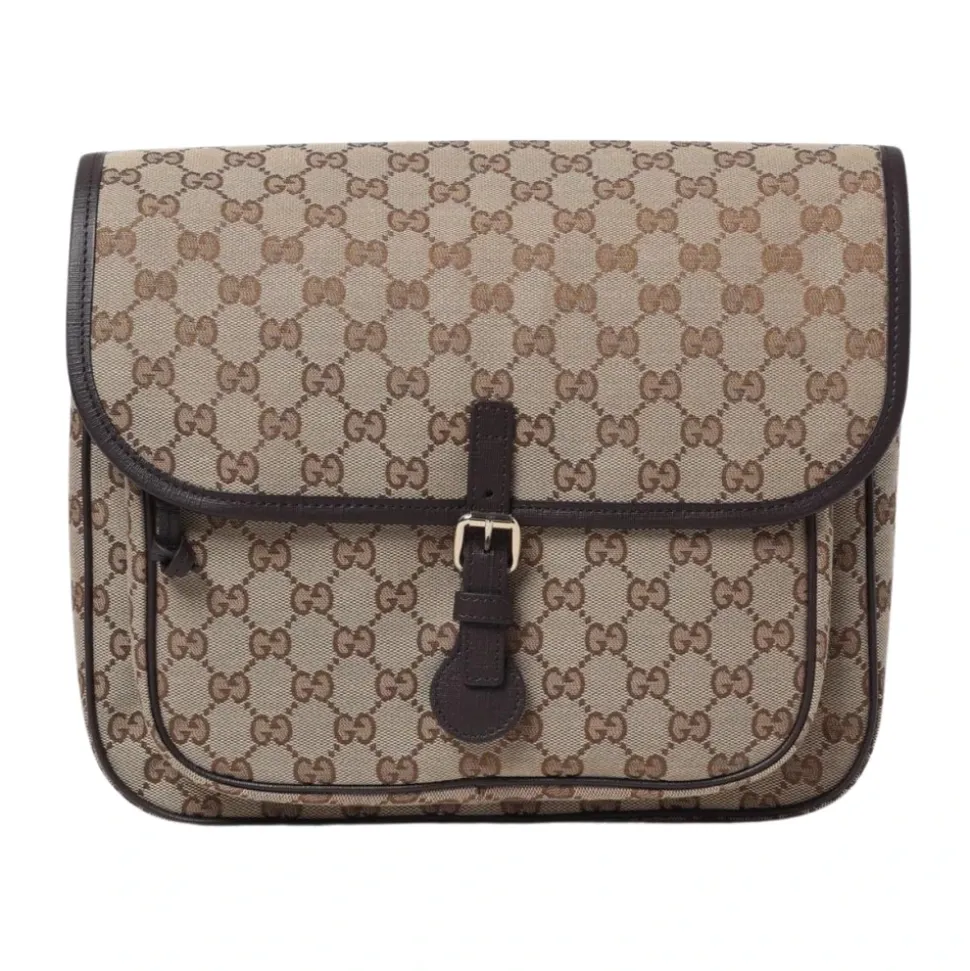 GG Monogram Canvas Schultertasche