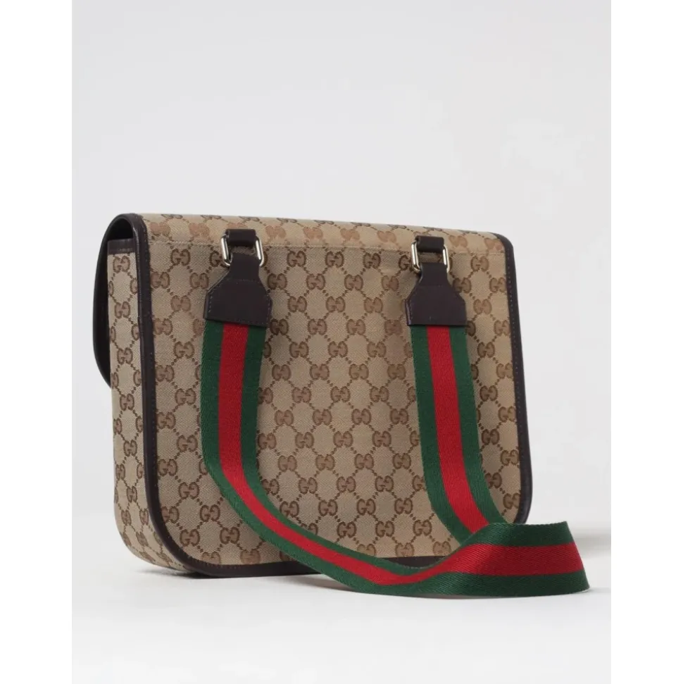 GG Monogram Canvas Schultertasche