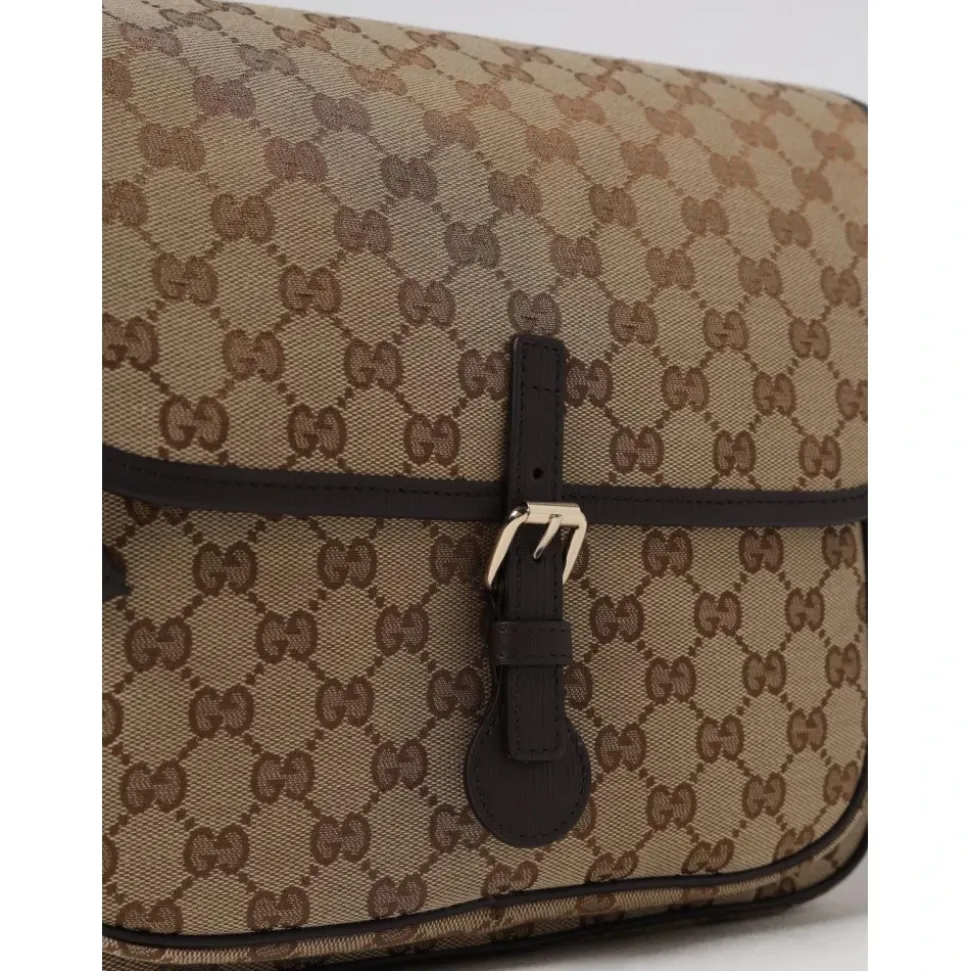 GG Monogram Canvas Schultertasche
