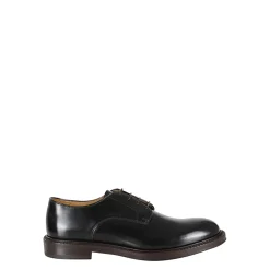 Glatt gebürstete Leder Derby Schuhe