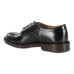 Glatt gebürstete Leder Derby Schuhe