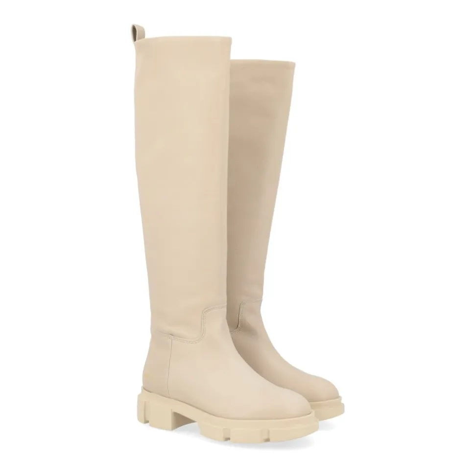 Glattleder-Stiefelette