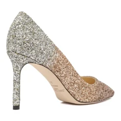 Glitter Romy Pumps mit Absatz