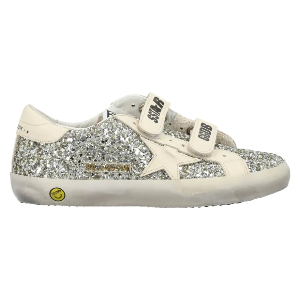 Glitter Sneakers Platimnum/cream AW25