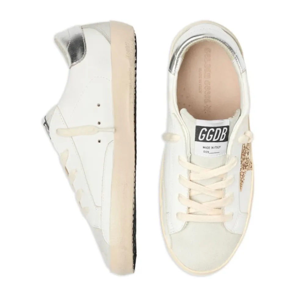 Glitter Star Leder-Sneakers