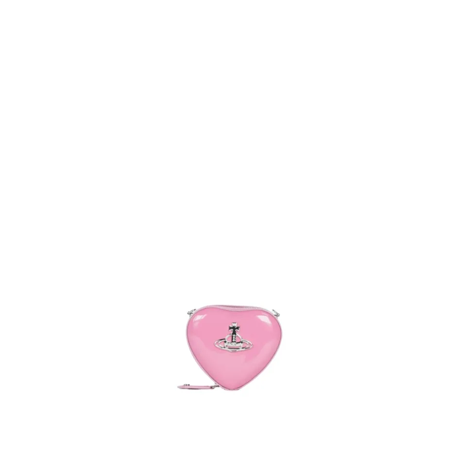 Glänzende Mini Heart Handtasche