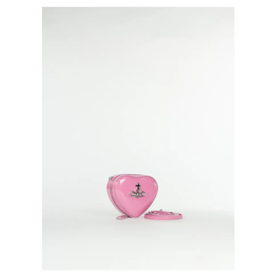 Glänzende Mini Heart Handtasche