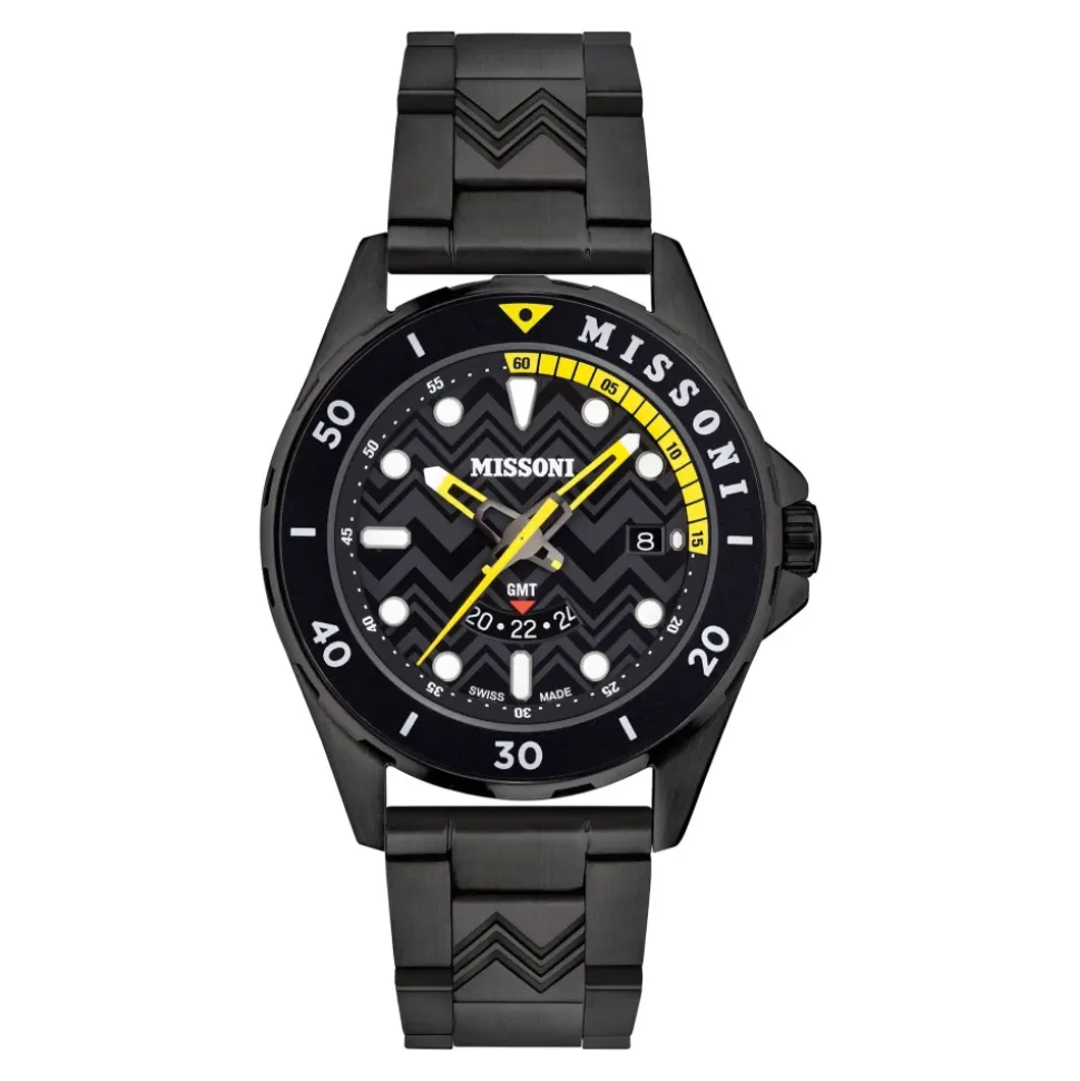 GMT Sportliche Eleganz Analoguhr