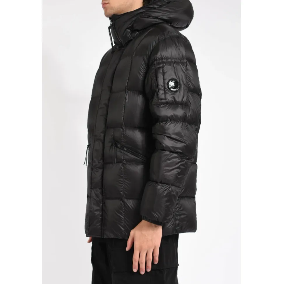 Goggle Hooded Daunenjacke