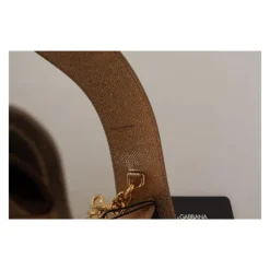 Gold Leder LOVE Patch Taschengurt