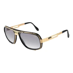 Gold Metallgestell Sonnenbrille Grau Verlauf