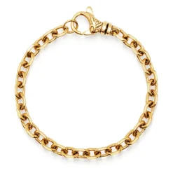 Gold 6mm Cable Chain Armband