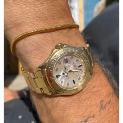 Goldene runde Kettenarmband