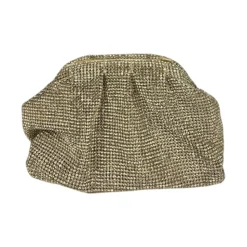 Goldene Strass Clutch Tasche
