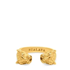 Goldener Panther Ring