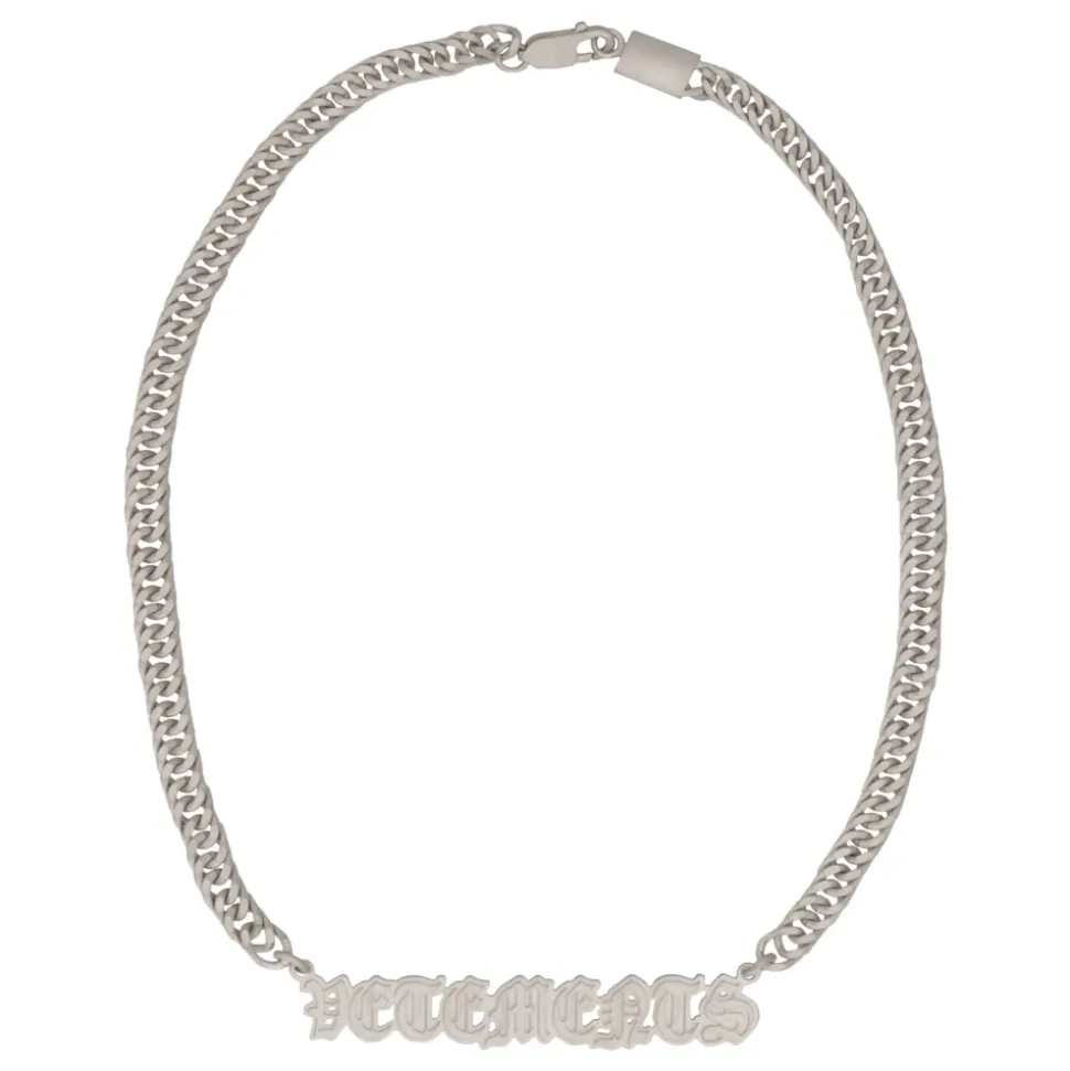 Gothic Logo Charms Necklace