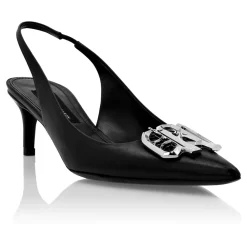 Gothic Plein Slingback Pumps
