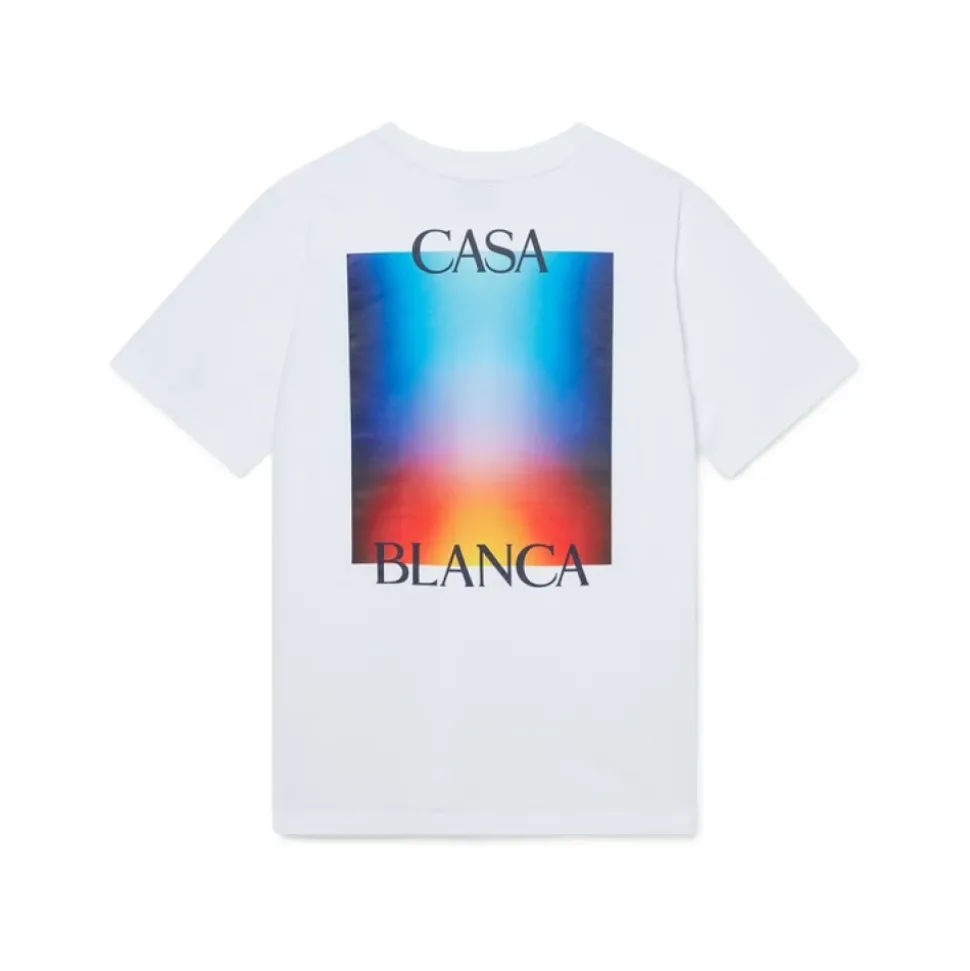 Gradient Casa Logo T-Shirt Weiß