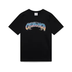 Gradient Gothic Kurzärmeliges T-Shirt
