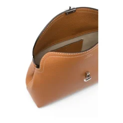 Grained Leather Clutch