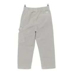 Graue Cordhose mit Cargotaschen