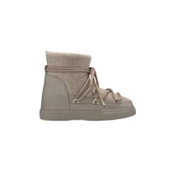 Graue Filz Keil Stiefel