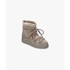 Graue Filz Keil Stiefel