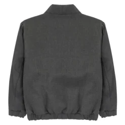 Graue Kinderjacke mit Hemdkragen