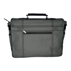 Graue Messenger Bag Aktentasche