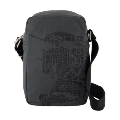 Graue Ripstop Crossbody Nylon Tasche