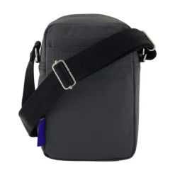 Graue Ripstop Crossbody Nylon Tasche