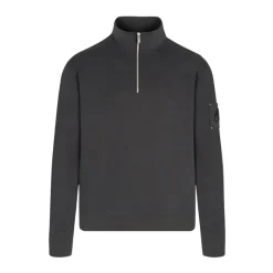 Grauer 1/4 Zip Sweatshirt Zement