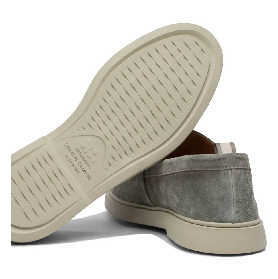Grauer Loafer Bones 002 Schuhe