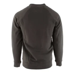 Grauer Pullover mit gebürstetem, angerautem Diagonal-Fleece
