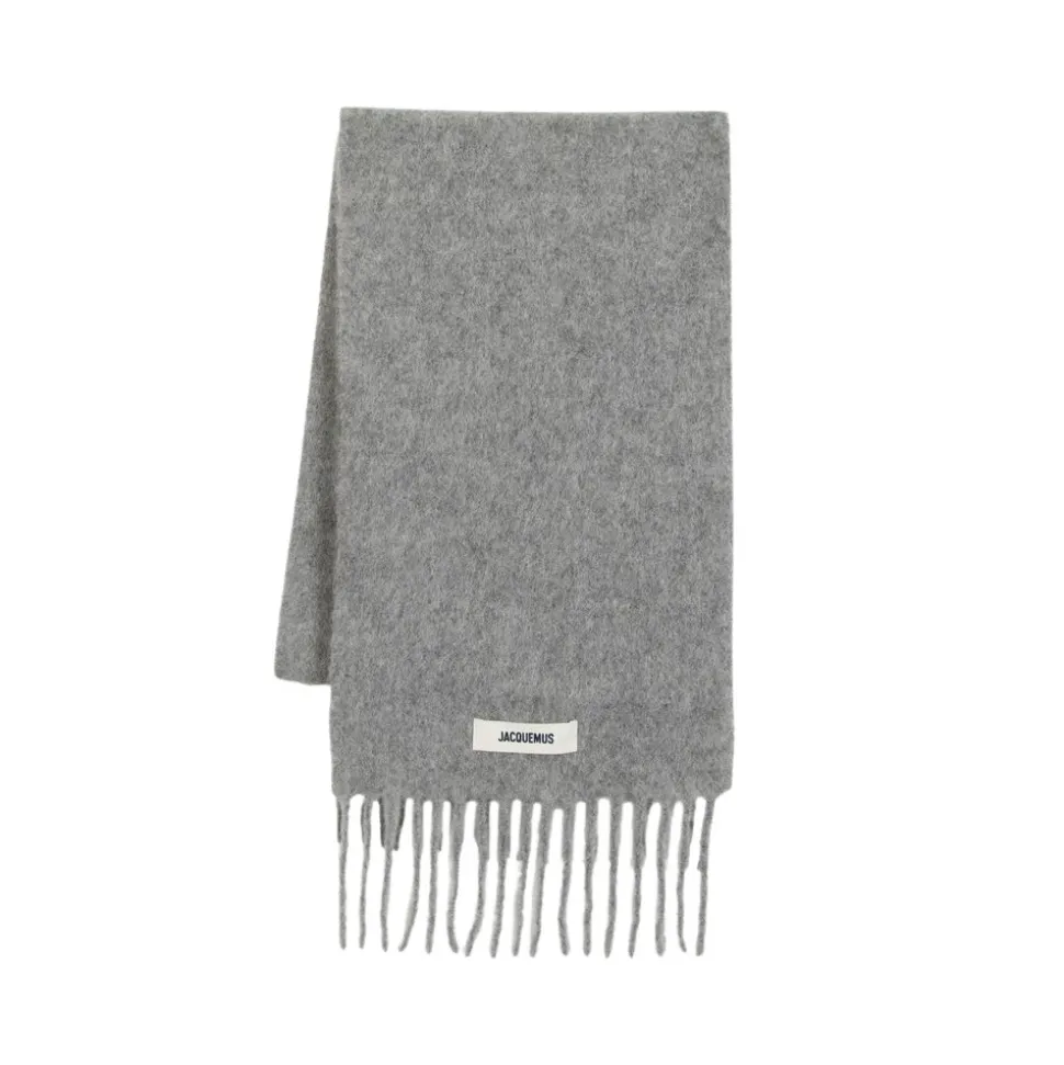 Grauer Wollschal - Carro Style