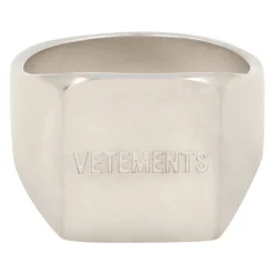 Gravierter Logo Messingring