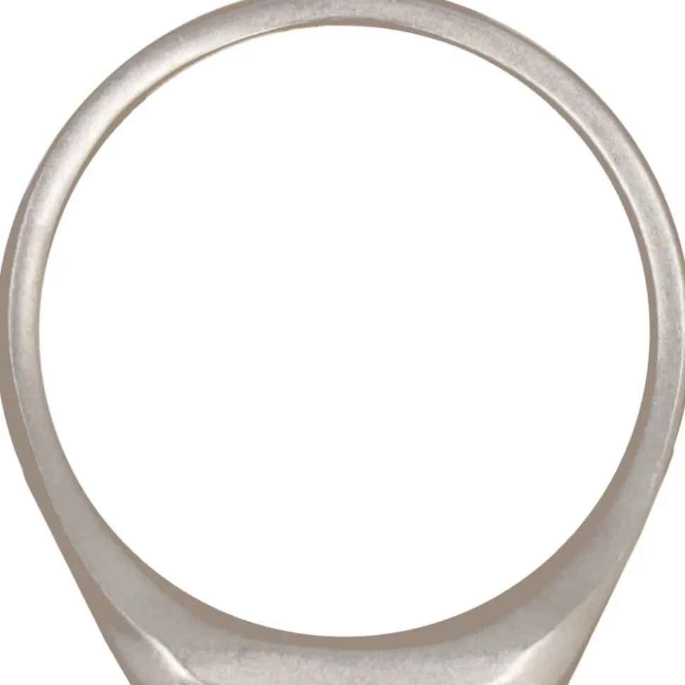 Gravierter Logo Messingring