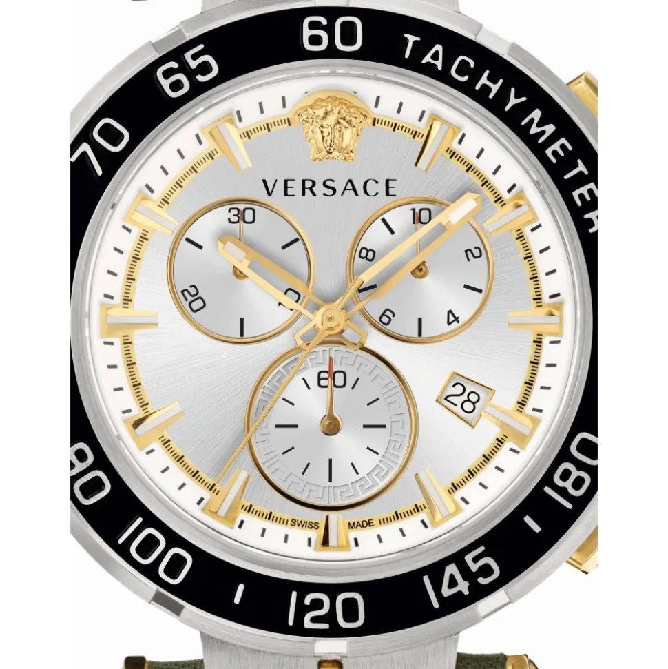 Greca Chrono Lederarmband Uhr