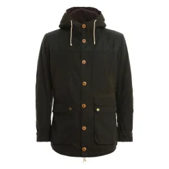 Grüne Baumwoll-Game-Parka-Jacke