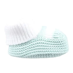 Grüne Baumwollschuhe mit Knopfdetail