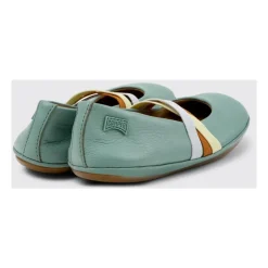 Grüne Bequeme Kinder Lederschuhe