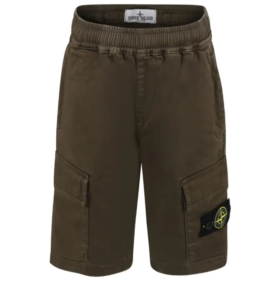 Grüne Bermuda-Shorts